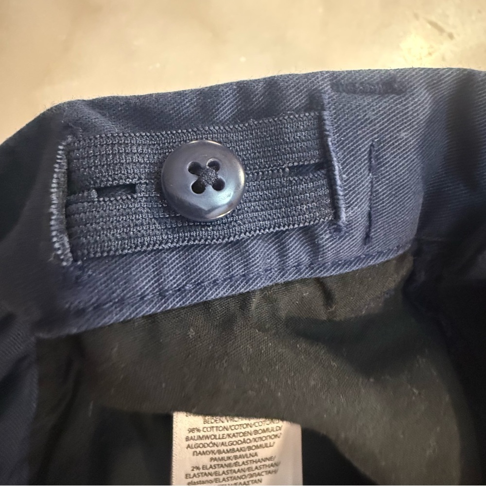 Polo Ralph Lauren boys Straight Fit Flex Abrasion Twill Navy Blue Pant size 7 - Picture 6 of 14